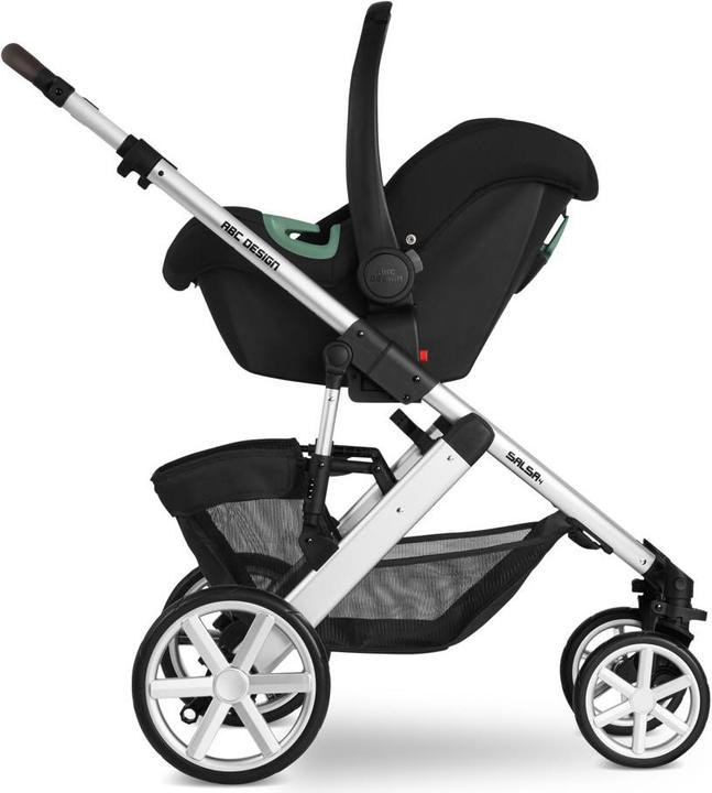 Produktbild ABC Design Autositz Babyschale Tulip Gruppe 0+ black (Babyschale, ECE R129/i-Size Norm)