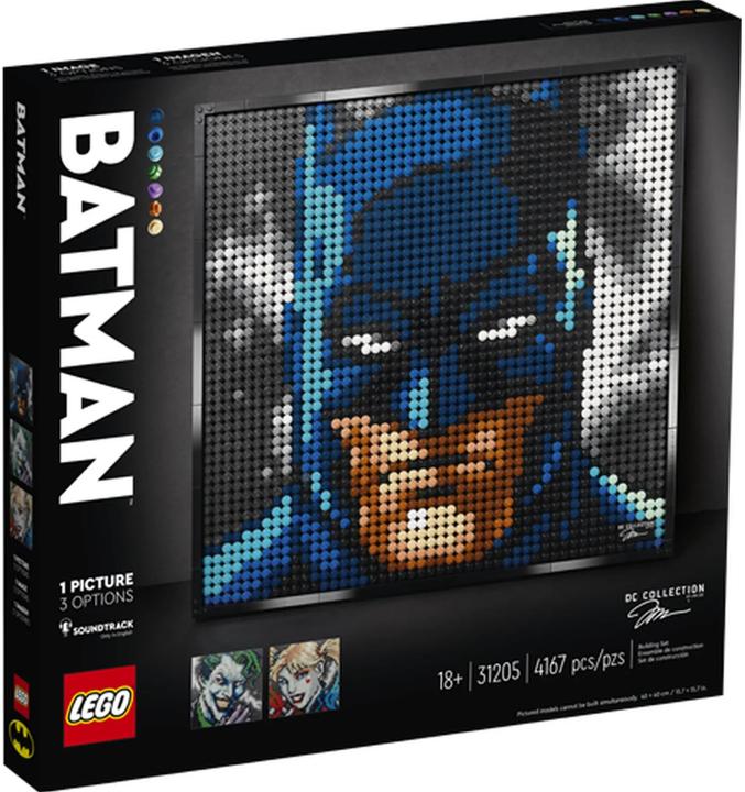 Actual product image LEGO Jim Lee Batman Collection (31205, LEGO Art)