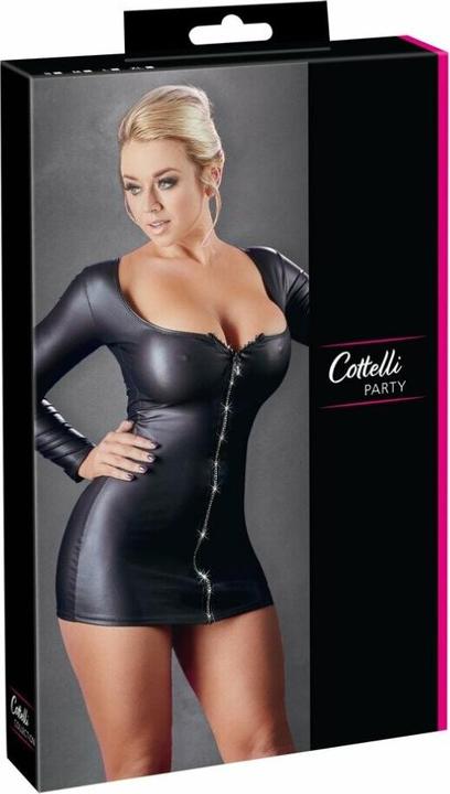 Actual product image Cottelli Collection Mini Dress With Glitter (S)