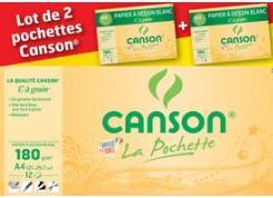 Actual product image Canson Drawing paper "C"... Grain, DIN A4, set of 2 (A4)