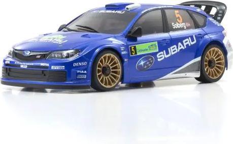 Actual product image Kyosho Mini-Z MA020 Subaru Impreza WRC 2008 White, ARTR, 1:27 (ARR Almost Ready to Run)