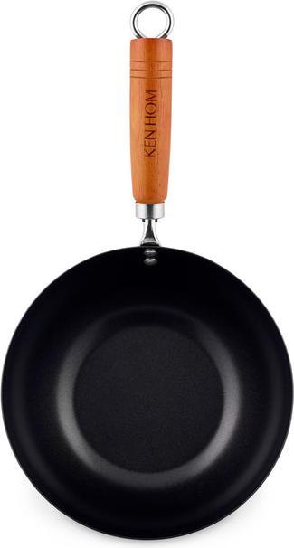 Produktbild Ken Hom Classic Antihaft Karbonstahl Mini Wok 20 cm (20 cm, Wok Pfanne, Carbonstahl)