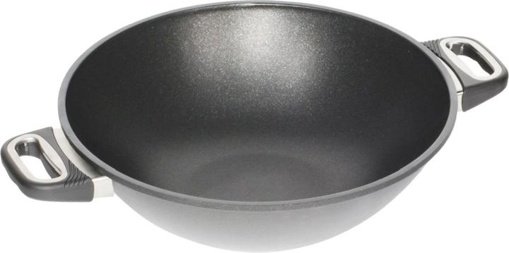 Produktbild AMT Induktions-Wok ø32cm, H: 11 cm m. Griffen (32 cm, Wok Pfanne)