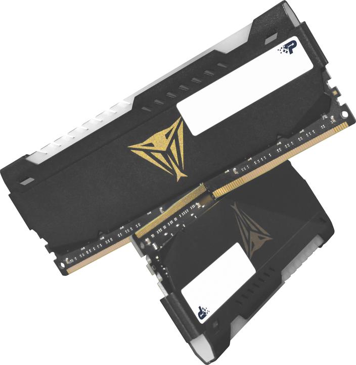 Actual product image Patriot DDR4 PC3600 64GB (2x32) Viper Steel RGB (2 x 32GB, 3600 MHz, DDR4-RAM, DIMM)