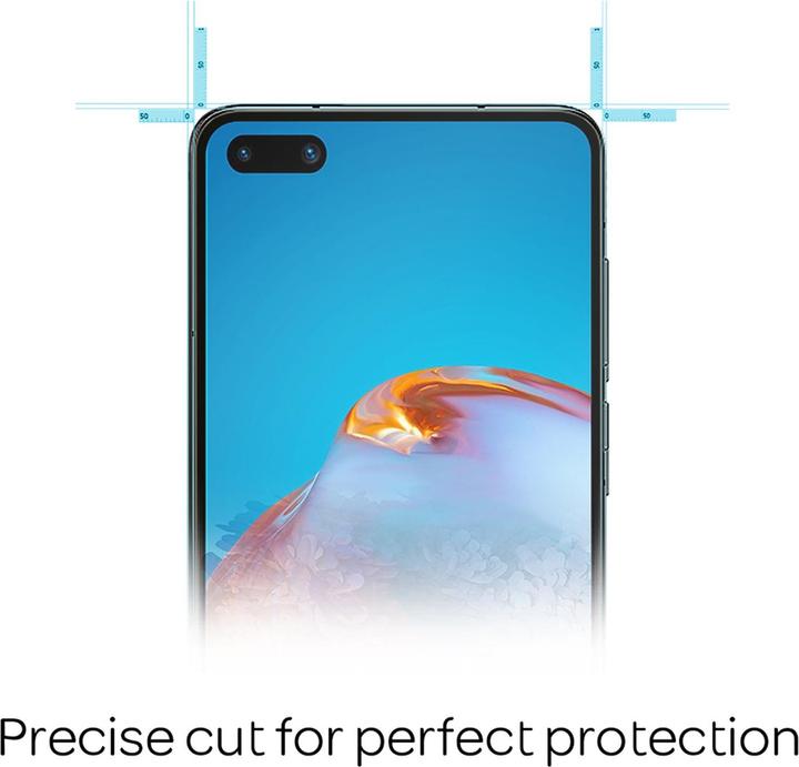 Actual product image Nalia Protective glass (2 Piece, Huawei P40)