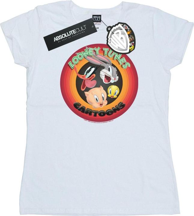 Immagine prodotto Looney Tunes Cartoons Circle Maglietta Donna (M)