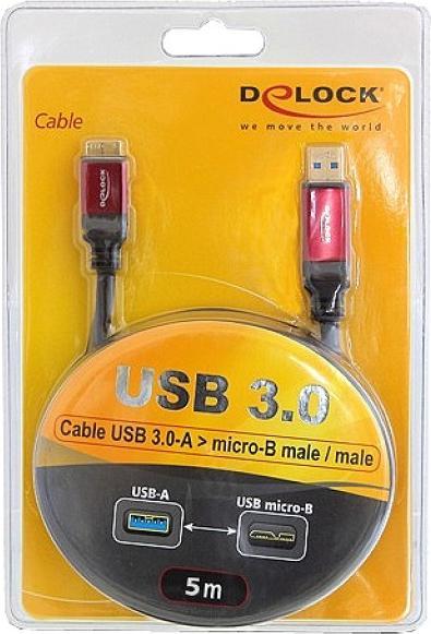 Produktbild Delock USB 3.0 (5 m, USB 3.0, 4.50 W)