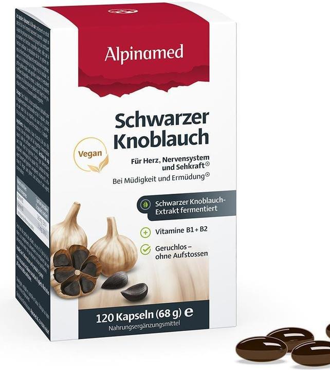 Actual product image Alpinamed Black garlic (120 Piece, Capsules, 103 g)