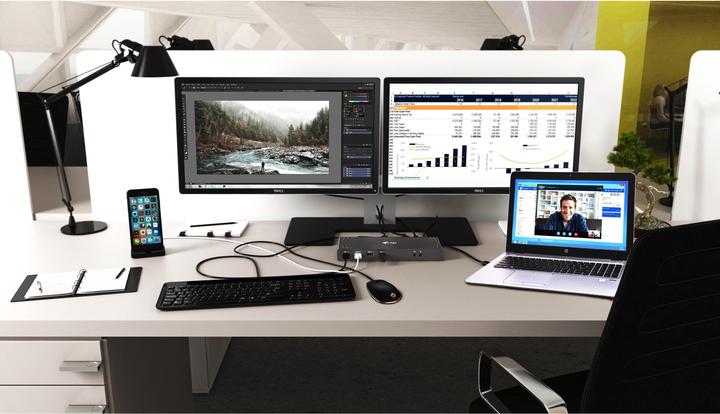 Image du produit i-tec Dock double 4K USB 3.0 / USB-C (USB-C, 6 Ports)