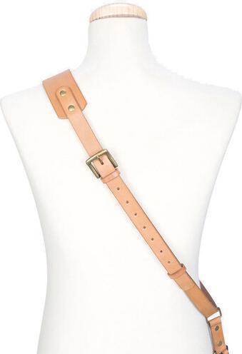 Produktbild Bronkey Berlin Sling Leder-Kameragurt, H'braun,L Hellbraun, Large (Nackengurt)
