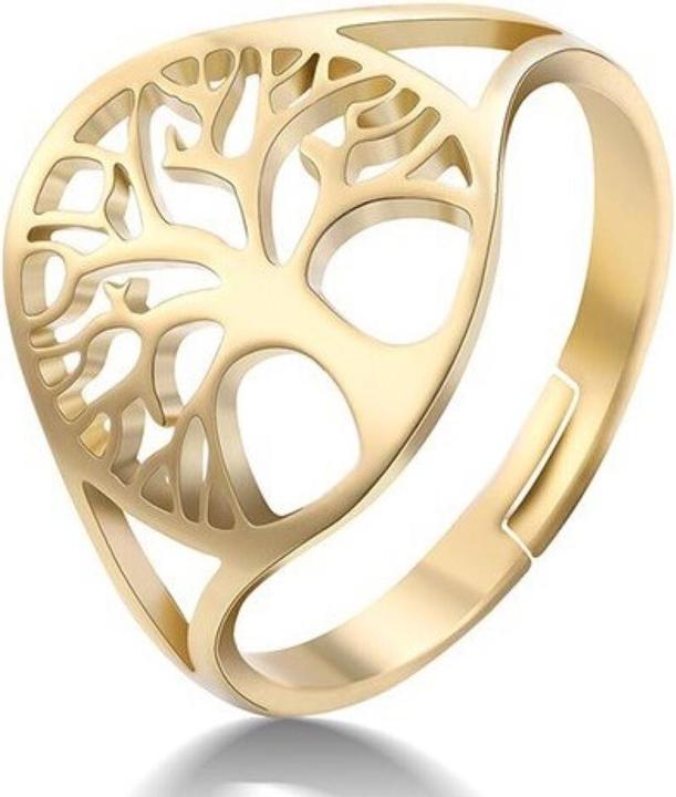 Produktbild Saraswati Ring Baum des Lebens,vergoldet.AE056 (54, 925 Silber)