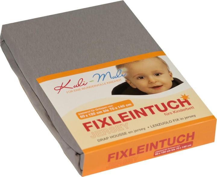 Actual product image Kuli-Muli Fitted towel terry grey (90 x 45 cm)