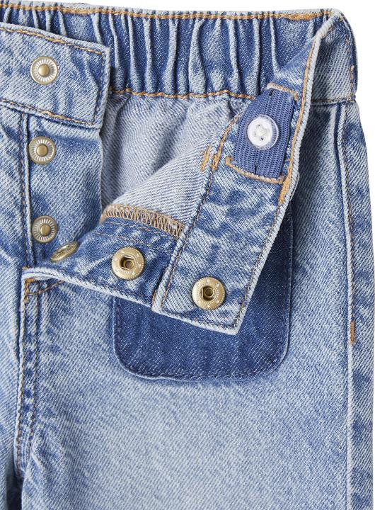 Produktbild Vertbaudet Weite Mädchen Baby Jeans mit Kontrasteffekt, Bundweite verstellbar (62)