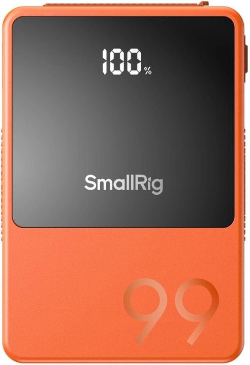 Actual product image SmallRig VB99 mini V Mount Batteryï¼Orangeï¼4929 (Rechargeable battery)