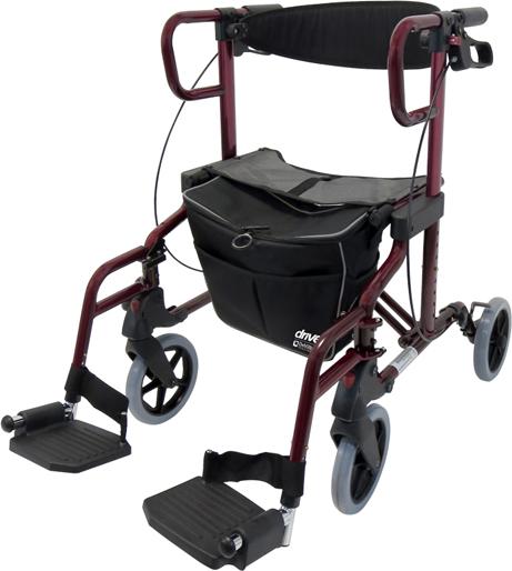 Devilbiss Déambulateur/fauteuil de transfert Diamond de luxe