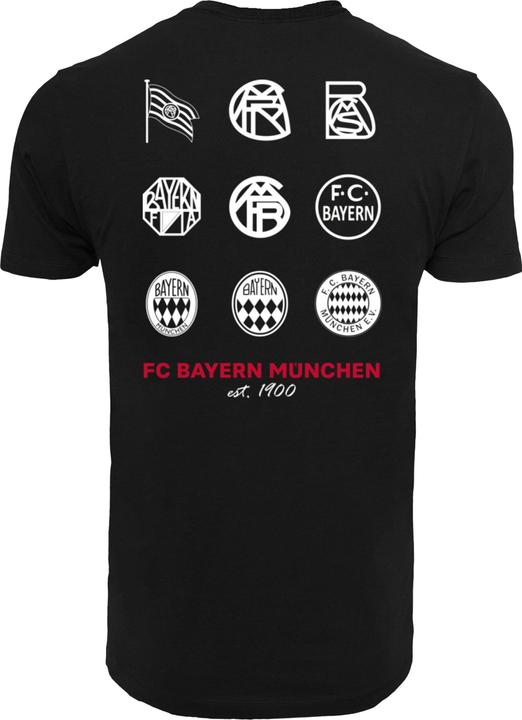 Produktbild FC Bayern München Logo History T-Shirt Round Neck - 112145 (XS)
