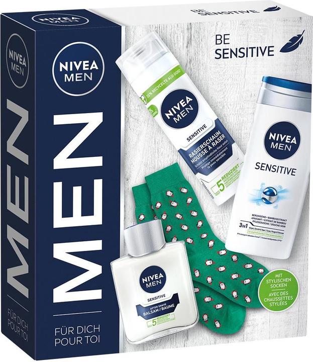 Immagine prodotto Nivea Men Set regalo uomo Be Sensitive (Set per la cura del corpo)