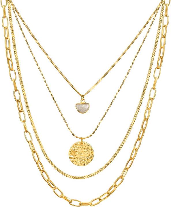 Produktbild Lulu & Jane Damen Metall-Legierung gelbgold 42,0/48,0/56,0/61,0 cm Basiskette + 5,0 - 29331 (Metall-Legierung)