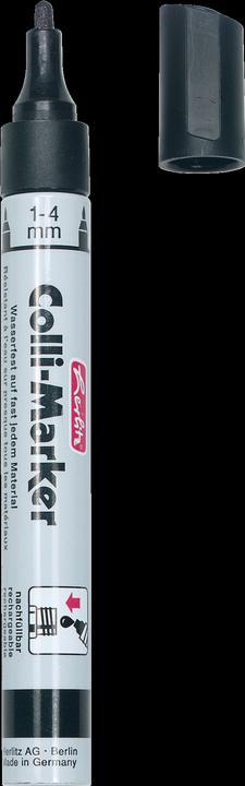 Actual product image Herlitz Collimarker" permanent marker, bullet tip, black (Grey, 4 mm, 1 x)