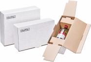 Image du produit Emballages pour l'expédition de vin Brieger, pour 3 bouteilles, blanc, paquet de 10 pcs. (10 x)