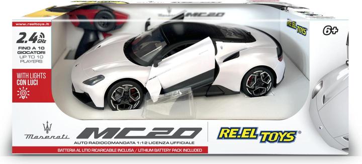 Actual product image Re.Eltoys MASERATI MC20 Sc.1:12 - RC 2.4GHz - with front and rear lights - Realistic interiors 2 assorted colo