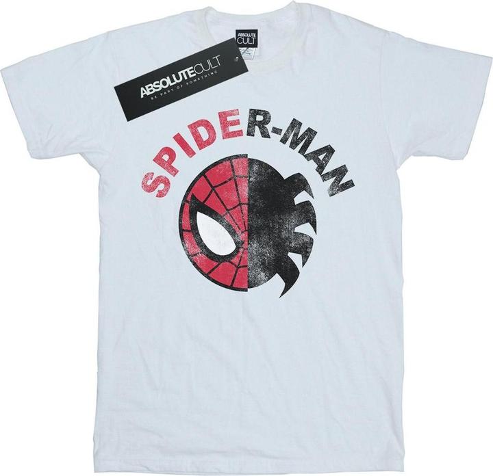 Actual product image Mens Spider-Man Classic Split T-Shirt (S)
