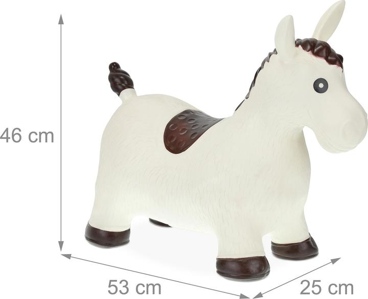 Actual product image Relaxdays Bouncy horse