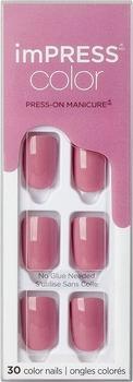 Produktbild KISS Self-adhesive nails imPRESS Color Petal Pink 30 pcs (L)