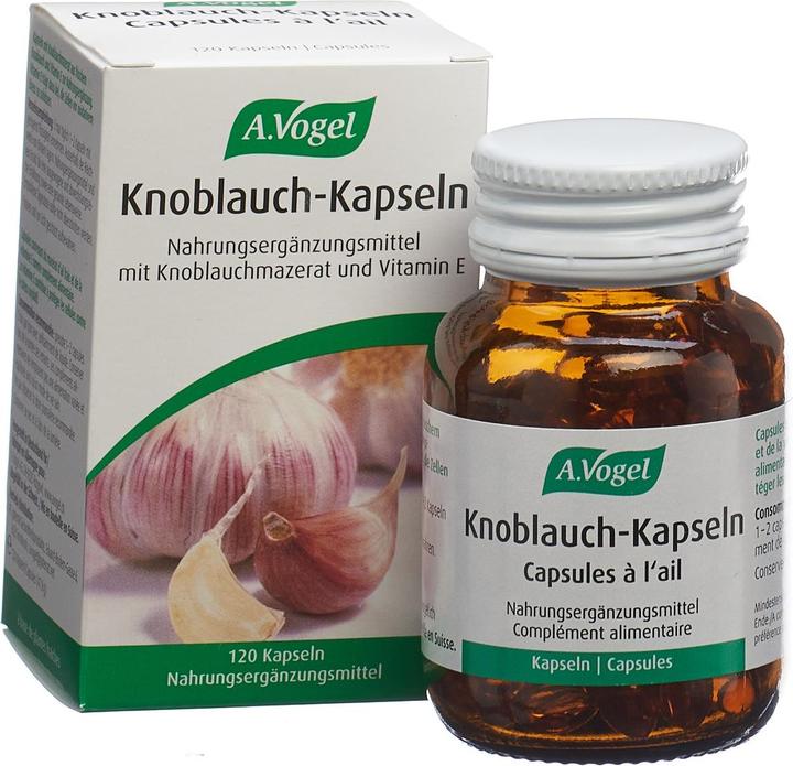 Actual product image A. Vogel Garlic Capsules Caps (120 Piece, Capsules, 150 g)