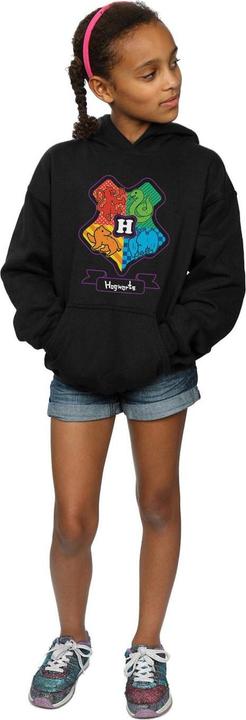 Actual product image Girls Hogwarts Junior Crest Hoodie (128)