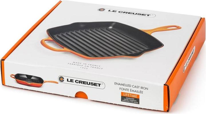 Image du produit Le Creuset Signature (26 cm, Poêle à grillades, Fonte)