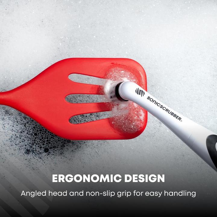 Produktbild Plutoos electric Sonic Scrubber -Kombipaket - Hochleistungsmotor - Inklusive 4 Bürstenköpfe - Ideal für alle (1 Stk.)