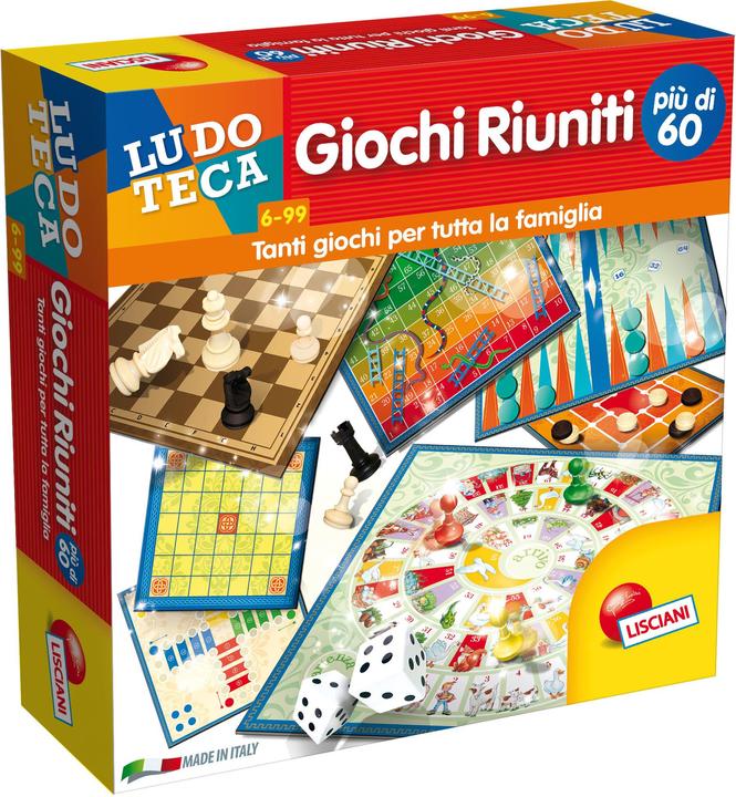 Actual product image Lisciani 57023 - LISCIANI- GIOCHI RIUNITI PIU' DI 60 (Multilingual)