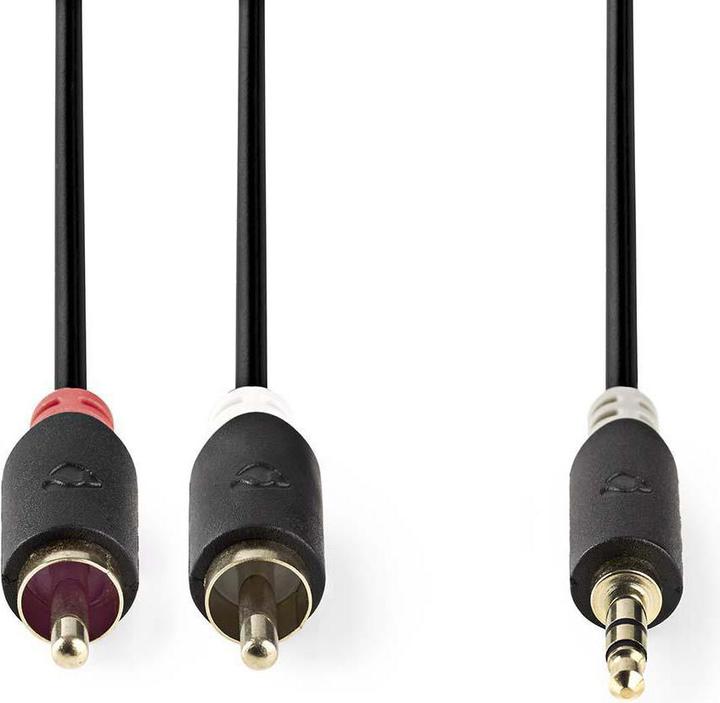 Image du produit Nedis Câble audio stéréo jack 3,5 mm (0.50 m)