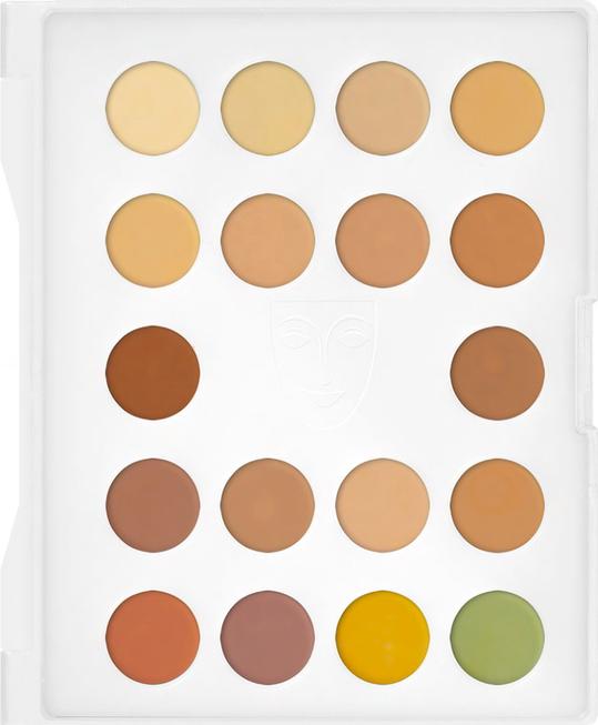 Kryolan Dermacolor Camouflage Cream Mini Palette 18 Palette (18, Mini 3)