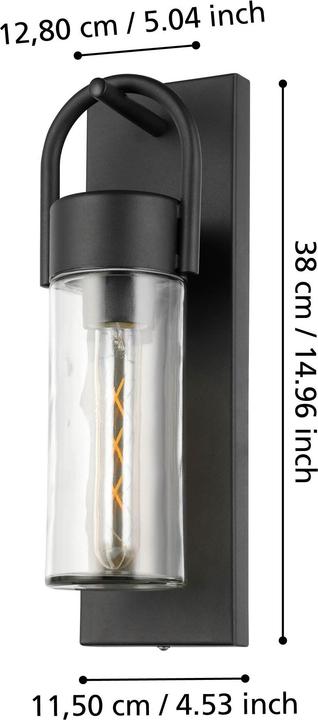 Actual product image EGLO LED wall light (E27, IP44)