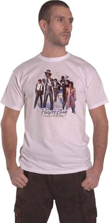 Prince Unisex Adult Purple Rain Circle T-Shirt (L)
