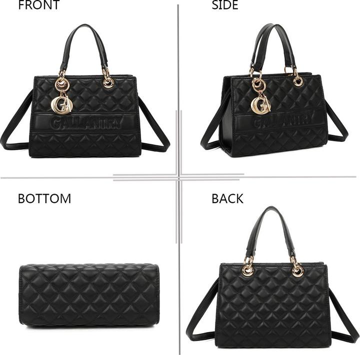 Image du produit Gallantry La Matelassé Shiny Sac à main en similicuir (15 l)