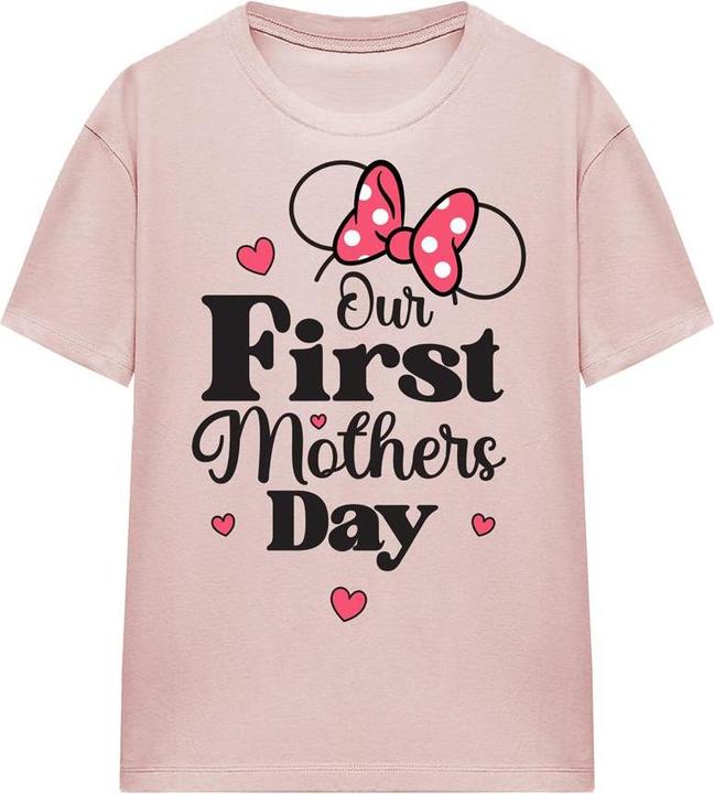 Minnie Mouse Our First TShirt Muttertag