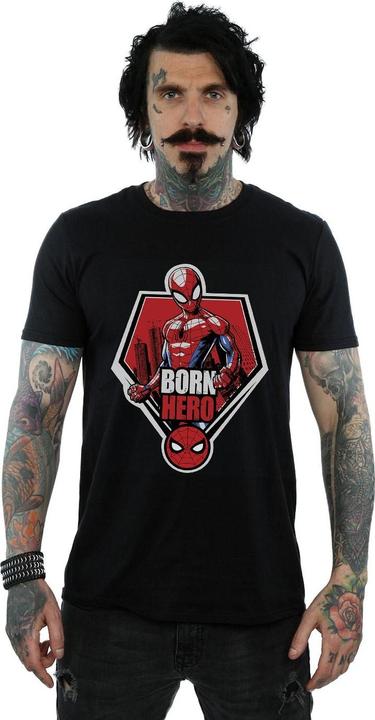 Immagine prodotto Spider-Man Born Hero Maglietta Uomo (M)