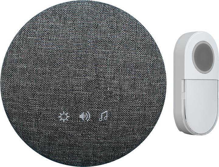 Immagine prodotto Steffen Suoneria wireless (portata massima 200m) rotonda, gr. (Funk)