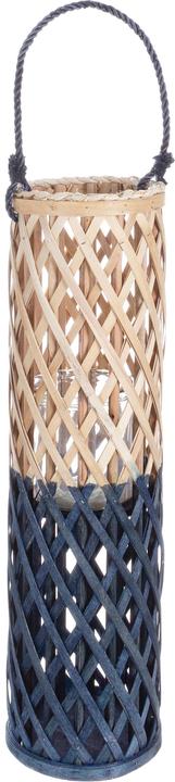 zz_ArchivedByPCD_Mutoni Lifestyle Laterne Layla rund natur blau 60cm