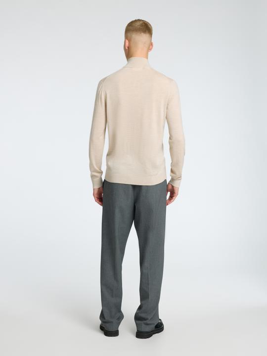 Actual product image Selected Homme Slhtray Ls Knit Merino Half Zip Noos (XXL)