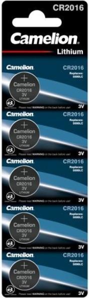 Actual product image Camelion Lithium CR2016 (5 pcs., CR2016, 75 mAh)
