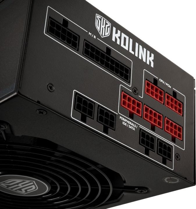 Actual product image Kolink Continuum 80 PLUS Platinum power supply, modular - 1050 Watt (1050 W)