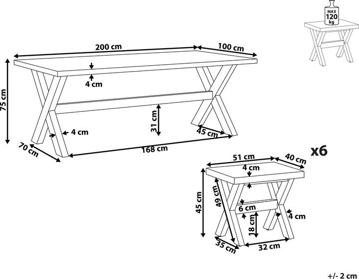 Actual product image Beliani Olbia (200 cm)