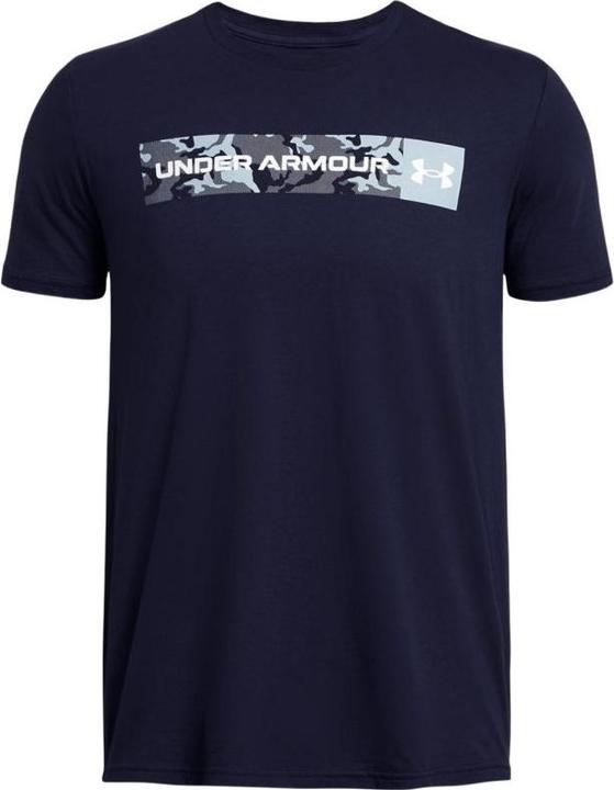Under Armour Camo Chest Stripe Herren T-Shirt Marineblau 1376830 410 XL (XL)