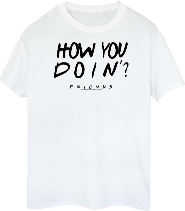Actual product image Friends Womens/Ladies How You Doin? Cotton T-Shirt (XL)