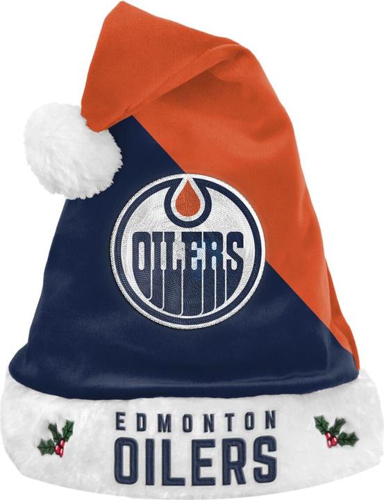 Foco NHL - Edmonton Oilers - Basic Santa Hat (Nikolausmütze)