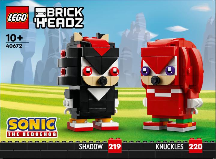Immagine prodotto LEGO BrickHeadz Sonic the Hedgehog Knuckles e Shadow (40672, LEGO Brickheadz)